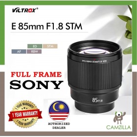 Viltrox PFU RBMH 85mm f/1.8 STM Lens for Sony E